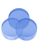 three intersecting circles