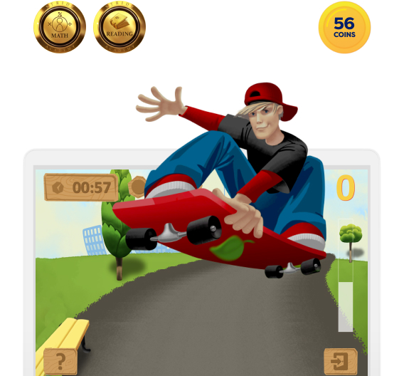 Game image - Boy on skateboard